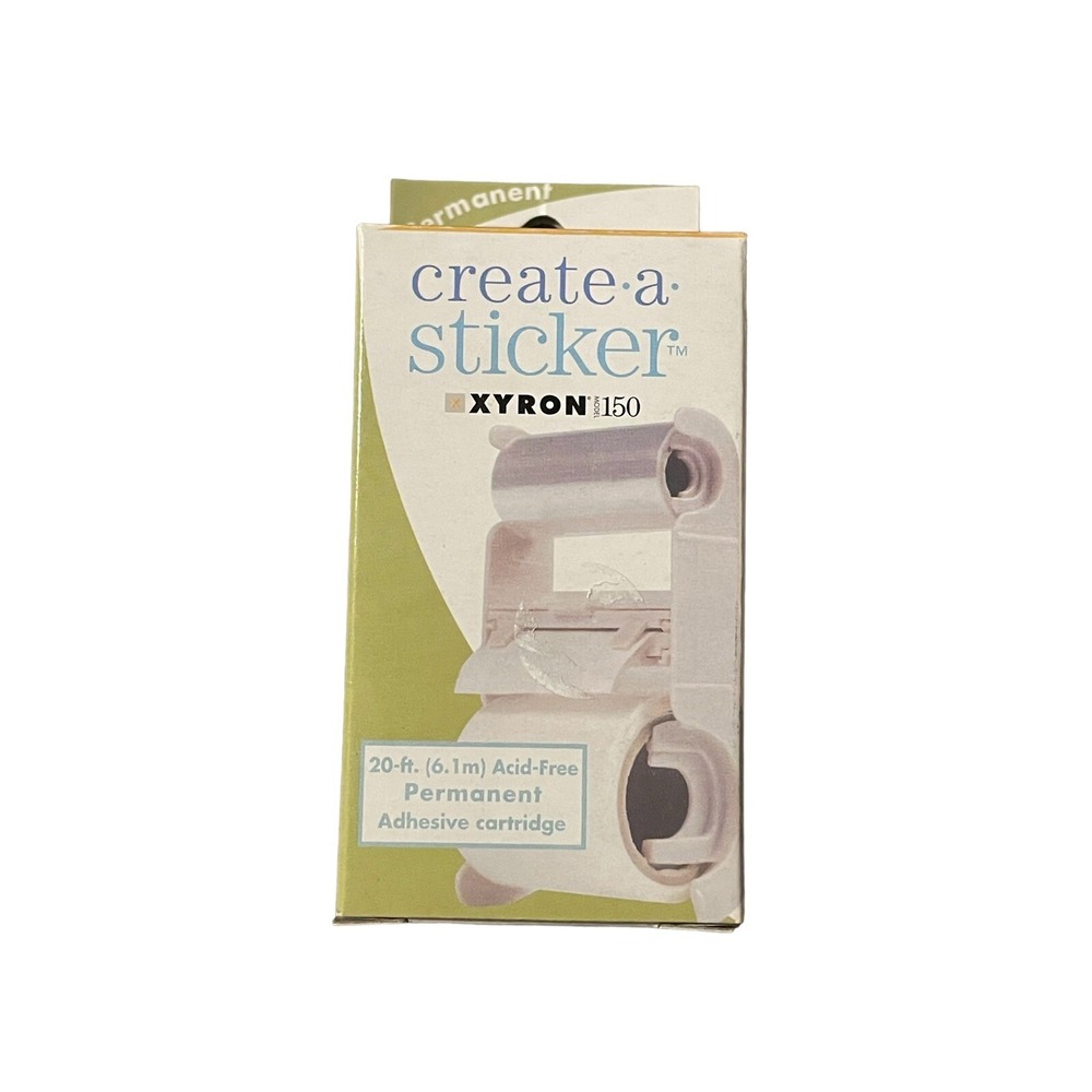New Xyron Create a Sticker Refill Permanent Adhesive Cartridge Xyron 150 20 Ft